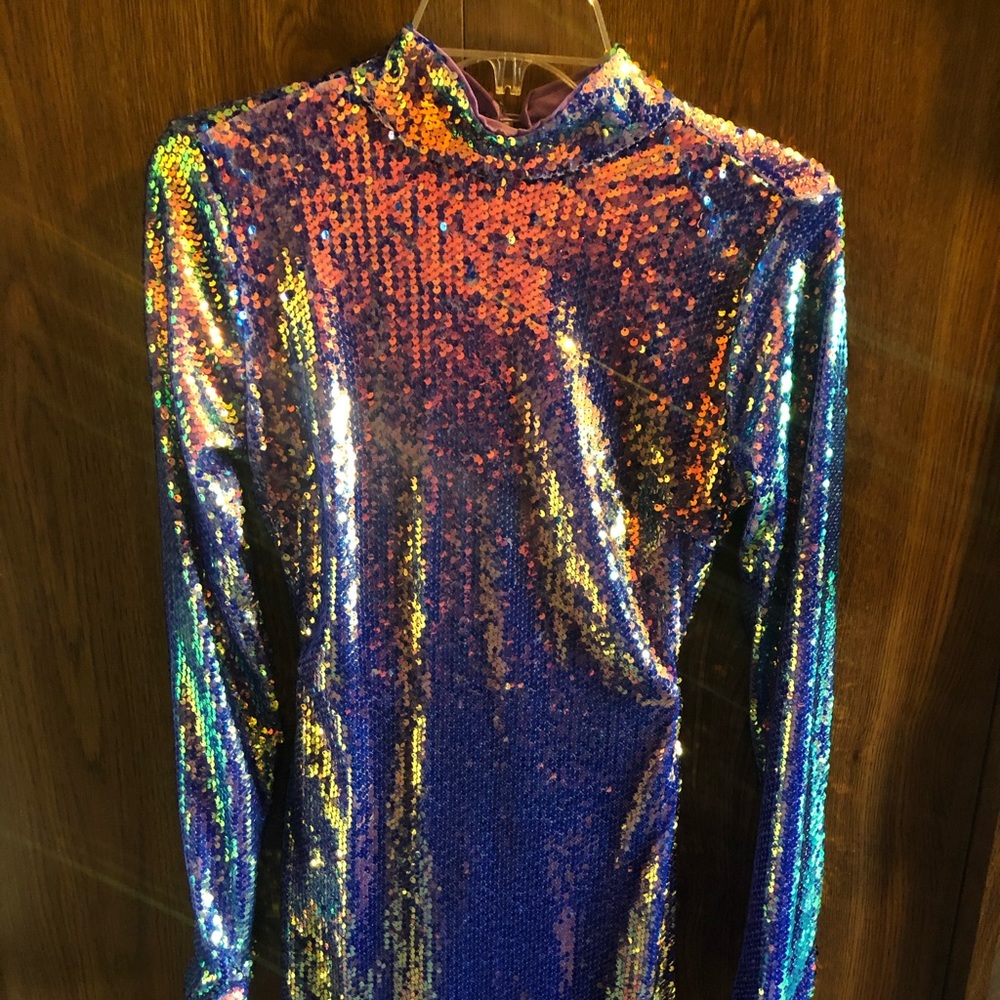 Glitter Mini Dress